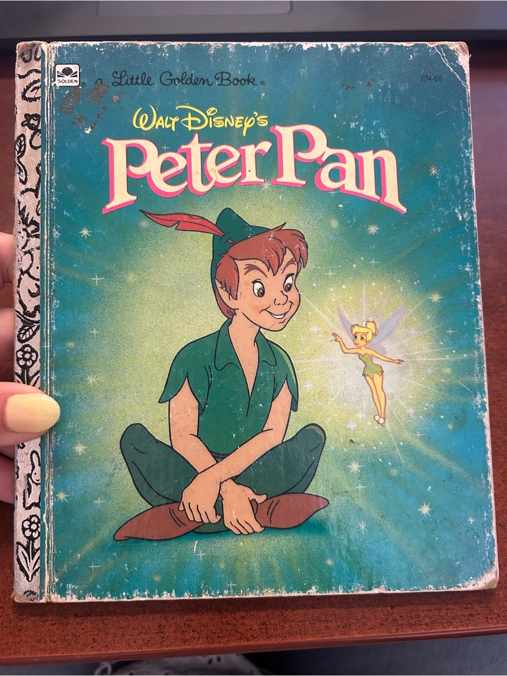 Vintage Walt Disney’s Peter Pan Little Golden Book Hardcover